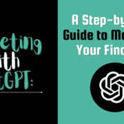 A banner image image for the post, "Budgeting with ChatGPT: A Step-by-Step Guide to Mastering Your Finances" featuring a logo for the AI chatbot, ChatGPT
