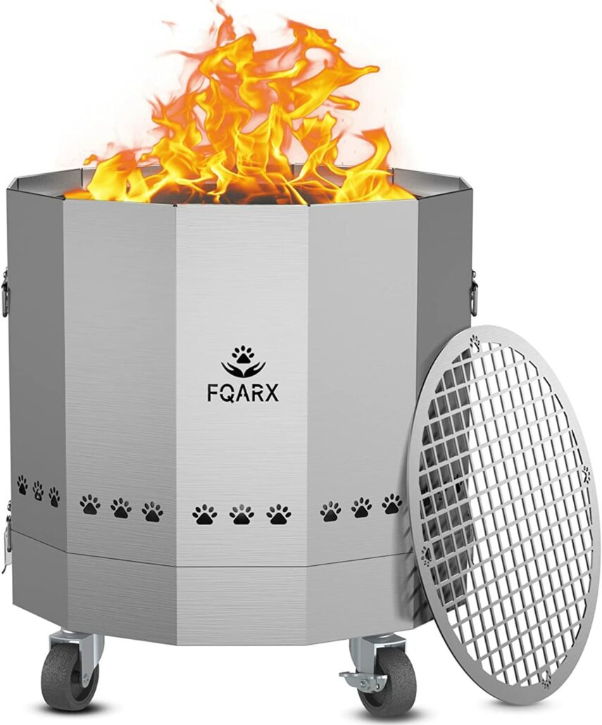 Product image for the  FQARX Fire Pit & Camping Grill