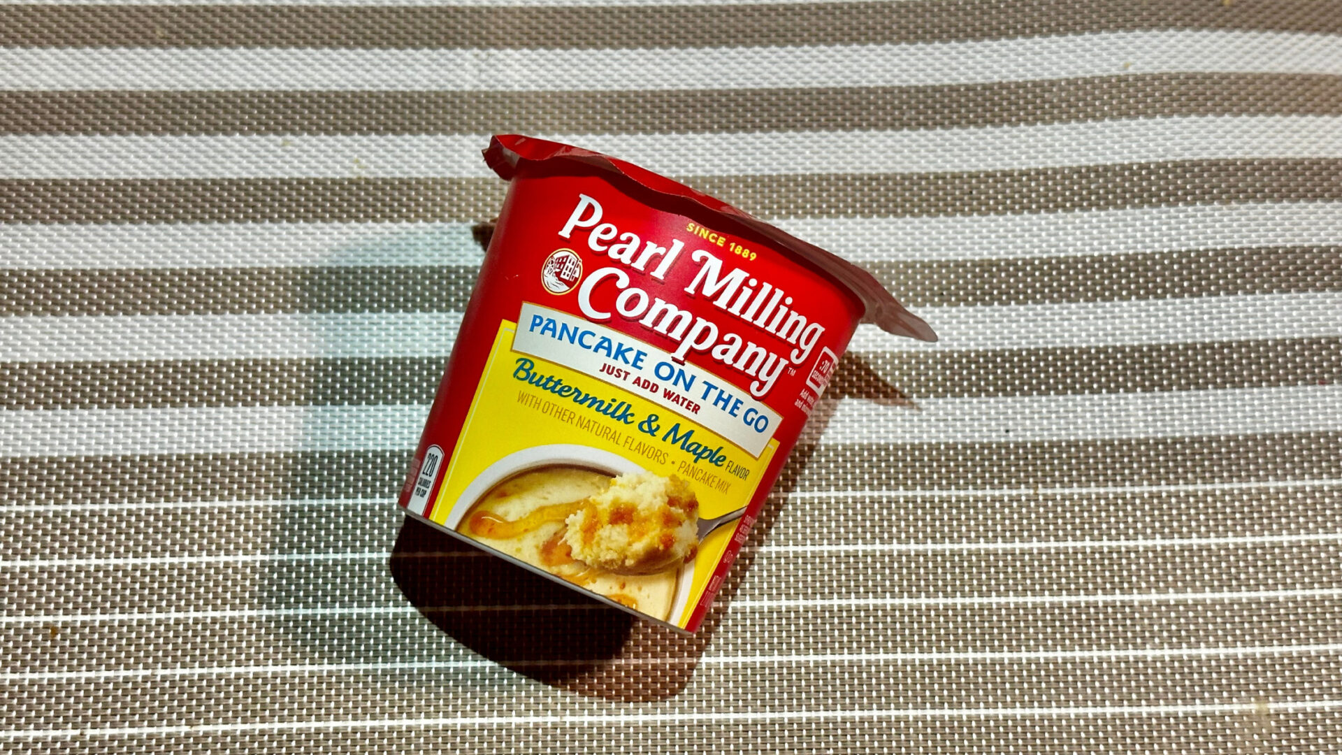 Featured image for the post, "Pearl Milling Company Buttermilk & Maple Pancake on the Go Review"