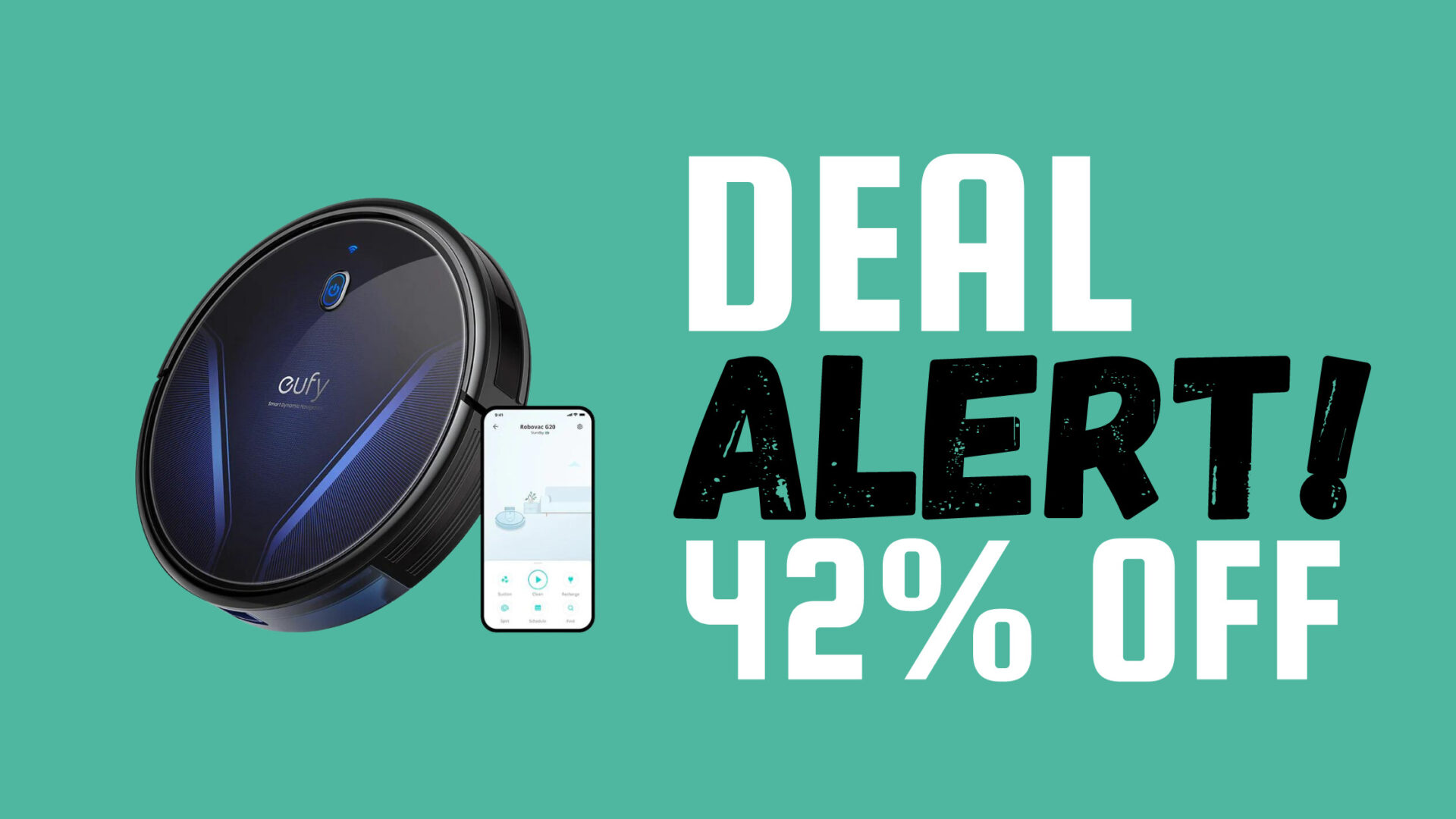 Featured image for the post, "Featured image for the post, Deal Alert: eufy RoboVac G20 Sale- Powerful Robo Cleaning at 42% Off!."