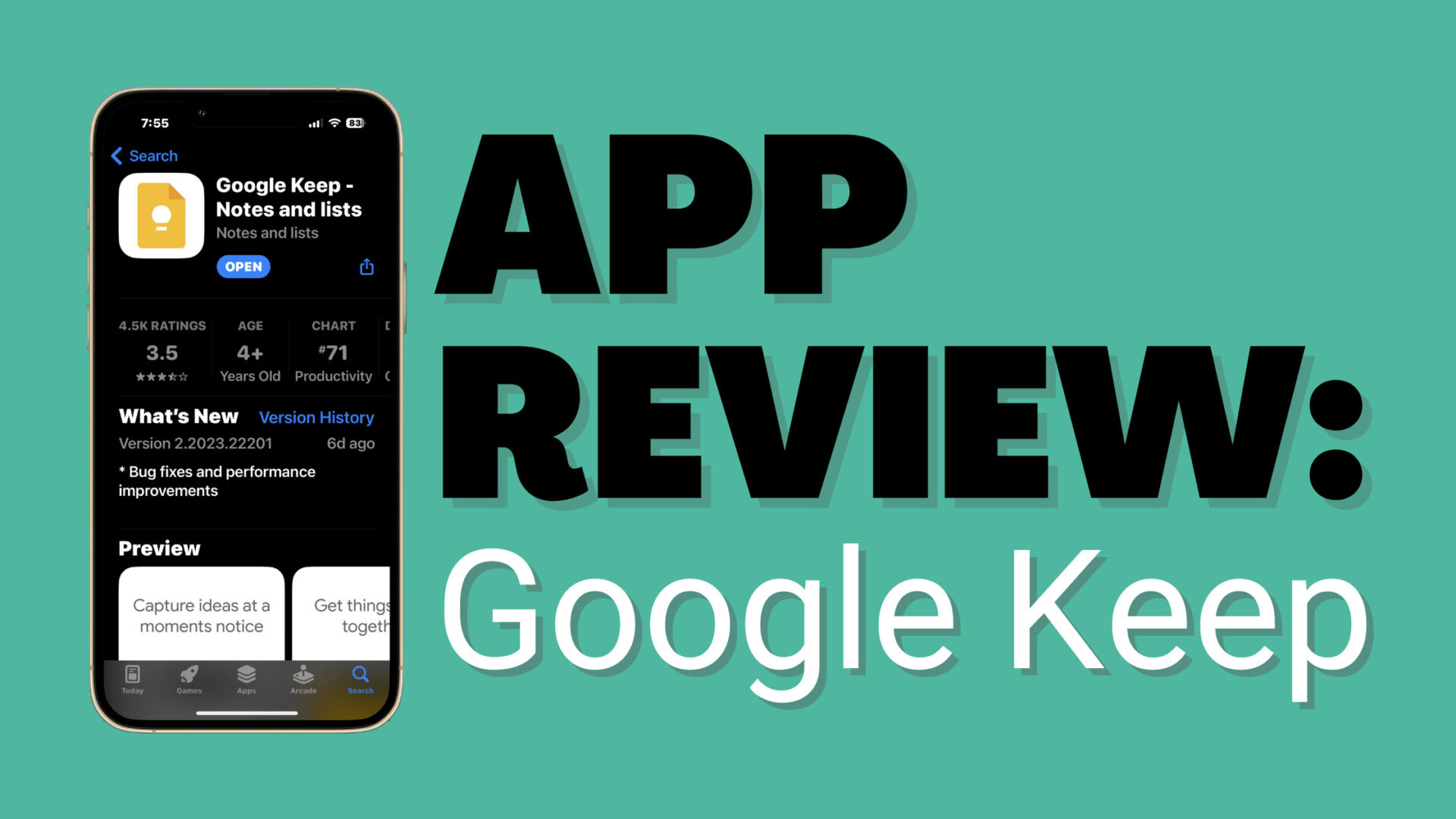 Featured image for the post, "Google Keep App Review: A Deep Dive Into Google's Versatile Note-Taking App"