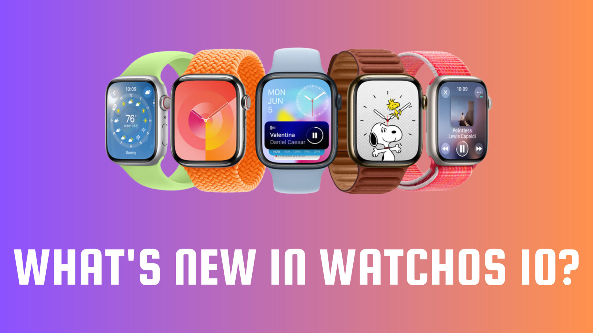 Featured image for the post, "What's New in watchOS 10 and When Does it Release?"