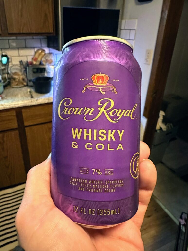 Crown Royal Whisky and Cola Ready-to-Drink Can