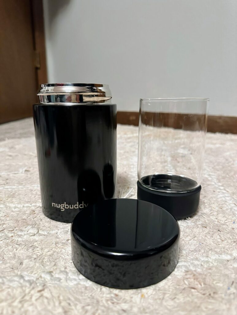 Nugbuddy Airtight Storage Container (open)