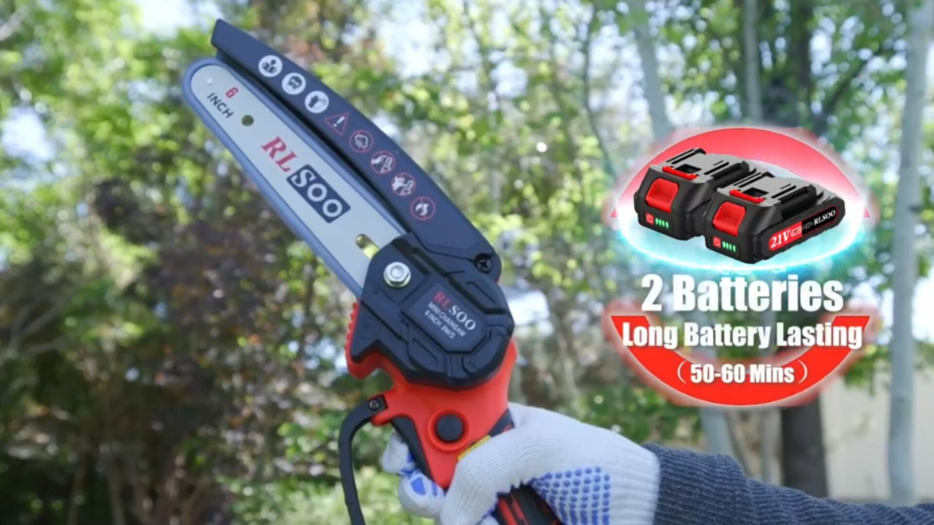 RLSOO 6-Inch Mini Chainsaw ($35.99)