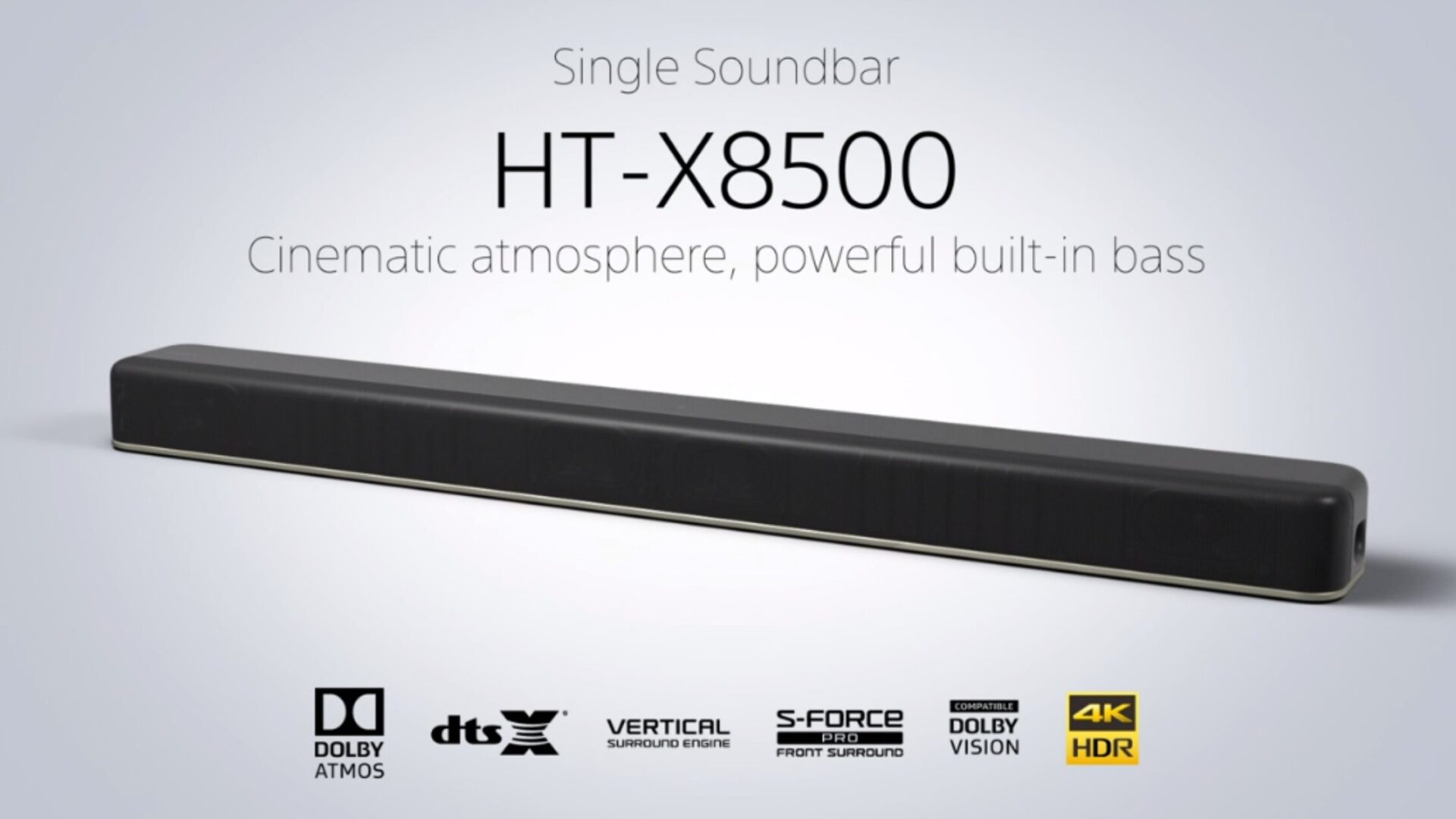 The Sony HT-X8500 soundbar