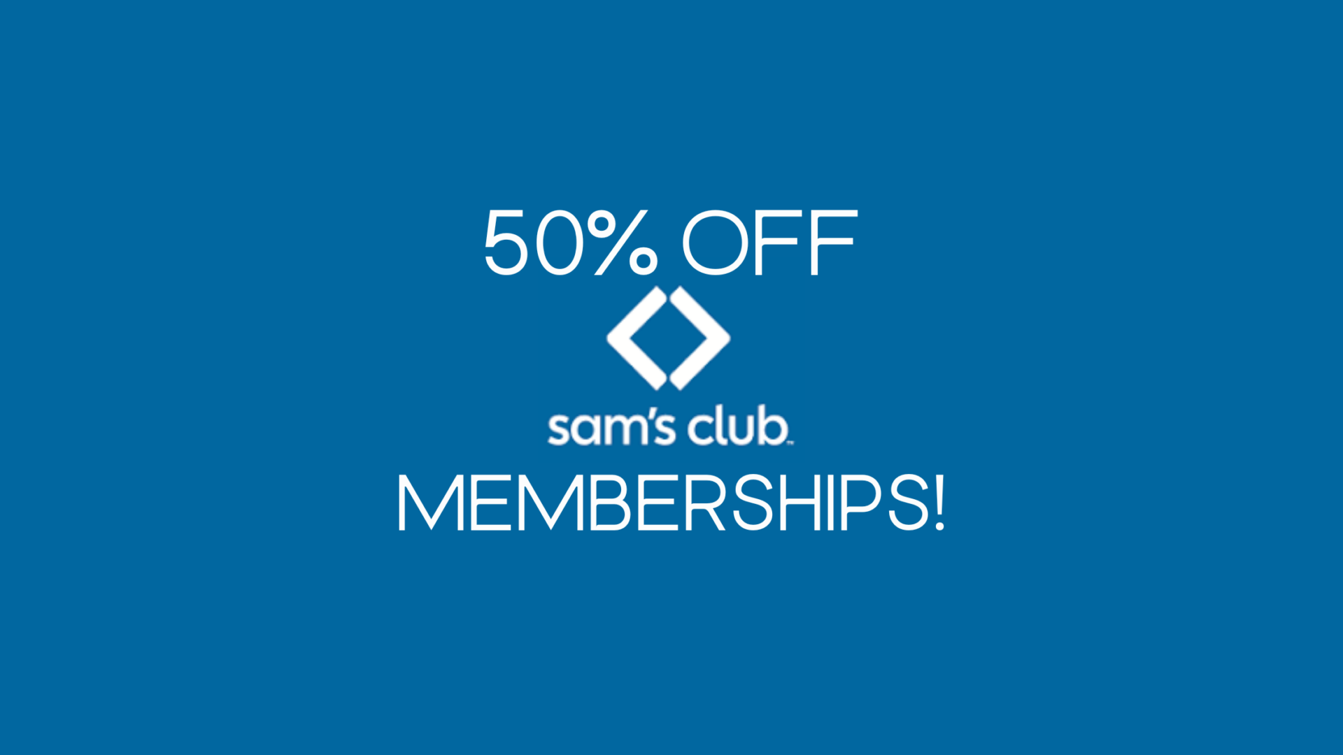 Sam's Club Membership Discount Annual Membership for Only 25 Tony